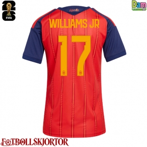 Spanien Nico Williams #17 Hemmatröja Dam VM 2026 Kortärmad